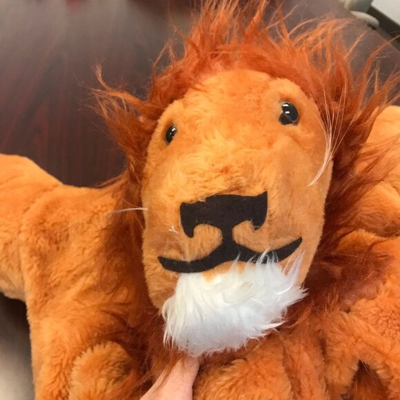 Vintage Lion "Pillow Pets" Dardenelle Div. R. Dakin Co. Stuffed Animal Plush 36" - Picture 9 of 10